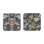 Finch & Flower Coasters - 4 Pack One Size in Navy - Flemings Department Store