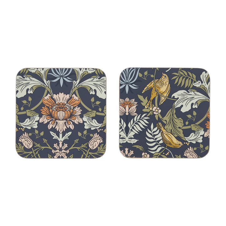 Finch & Flower Coasters - 4 Pack One Size in Navy - Flemings Department Store