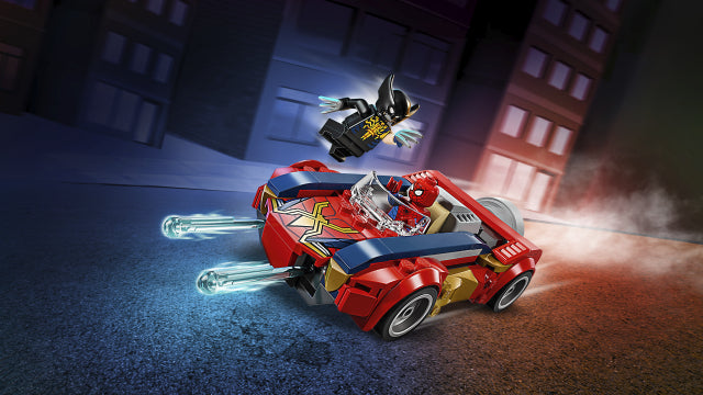 LEGO Spider-Man Car vs. Venomized Wolverine 76336