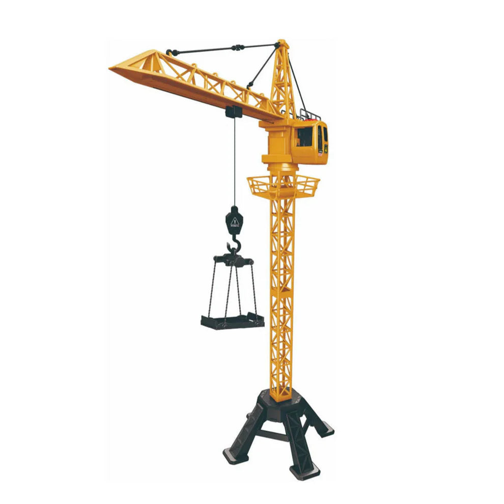 ZMX Engineering 128cm remote control tower crane toy with lights and sounds