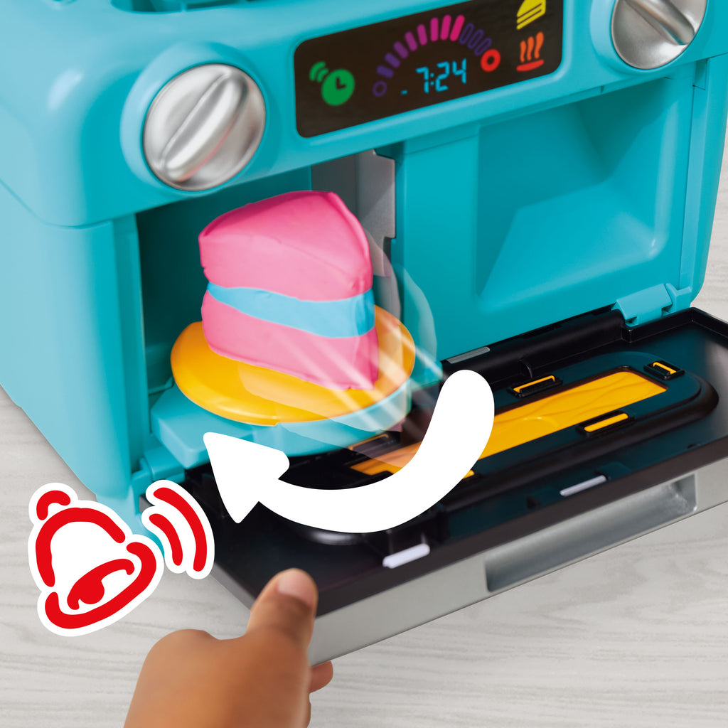 Play-Doh Super Slice Cake Playset – Toy Oven with 11 Tubs of Play-Doh