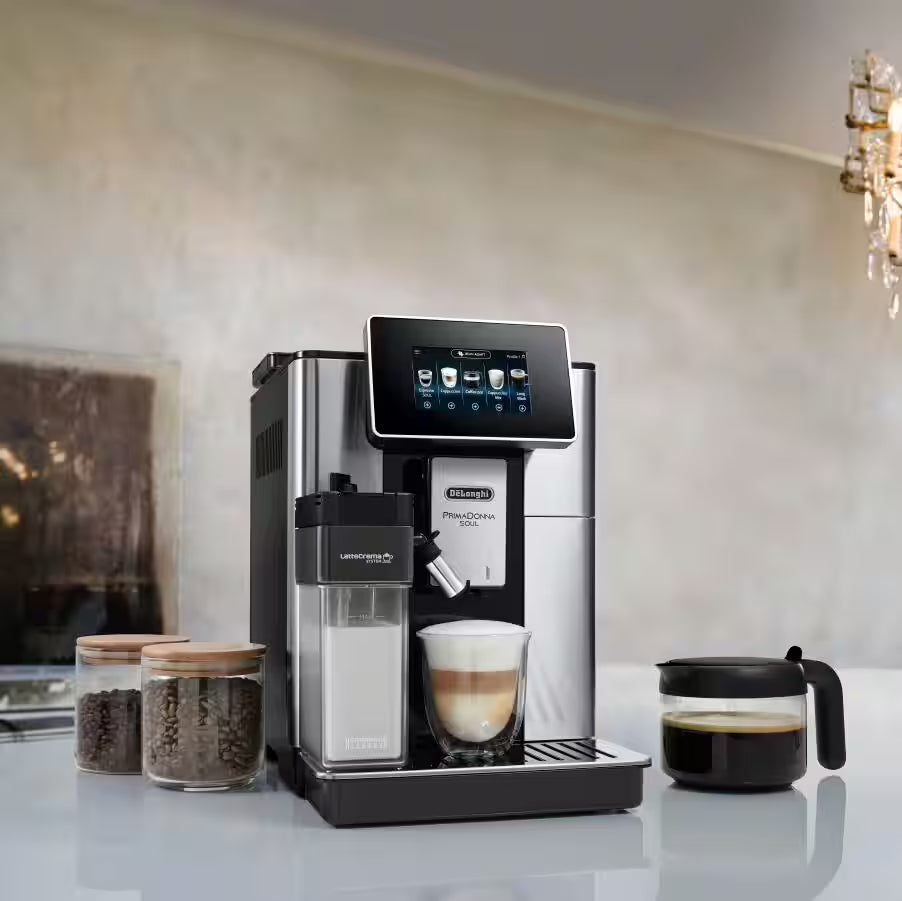 De'Longhi PrimaDonna Soul Smart Bean to Cup Coffee Machine – ECAM610.75