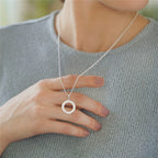 Newbridge Silverware Multi-Stone Circle Pendant | Flemings Monaghan