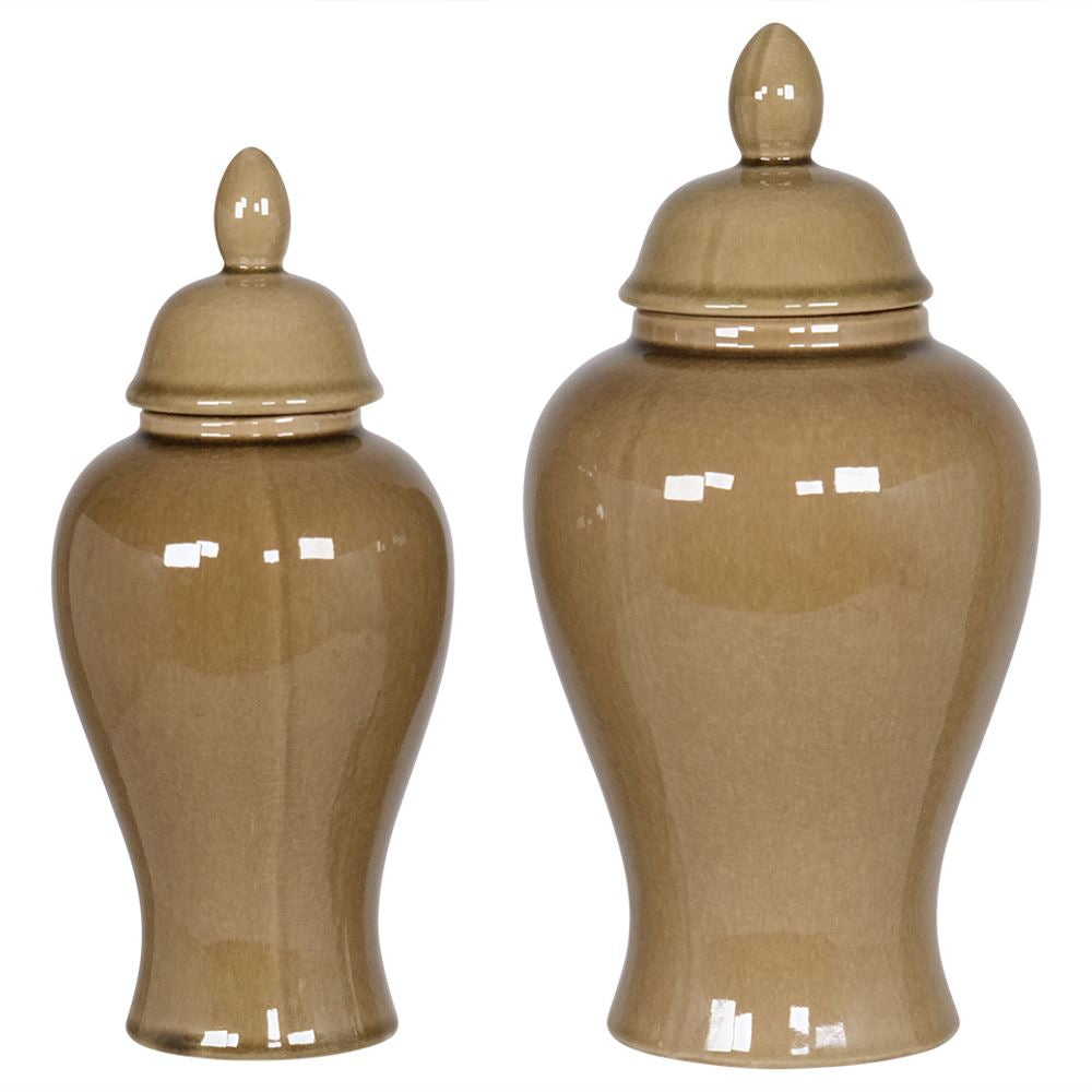 SMALL CARAMEL JAR 13x13x28cm - Flemings Department Store