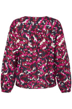 Fransa FRARIANA Blouse - Blue & Boho Print