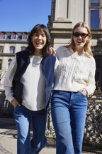 Fransa FRVIVIAN PU 1 Cable Knit Jumper – Women’s Knitwear