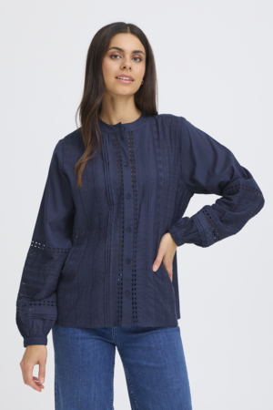 Fransa FRJIKE SH1 Long Sleeve Blouse – Women’s Top