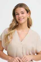 Fransa FRJETT Blouse - Undyed Cream