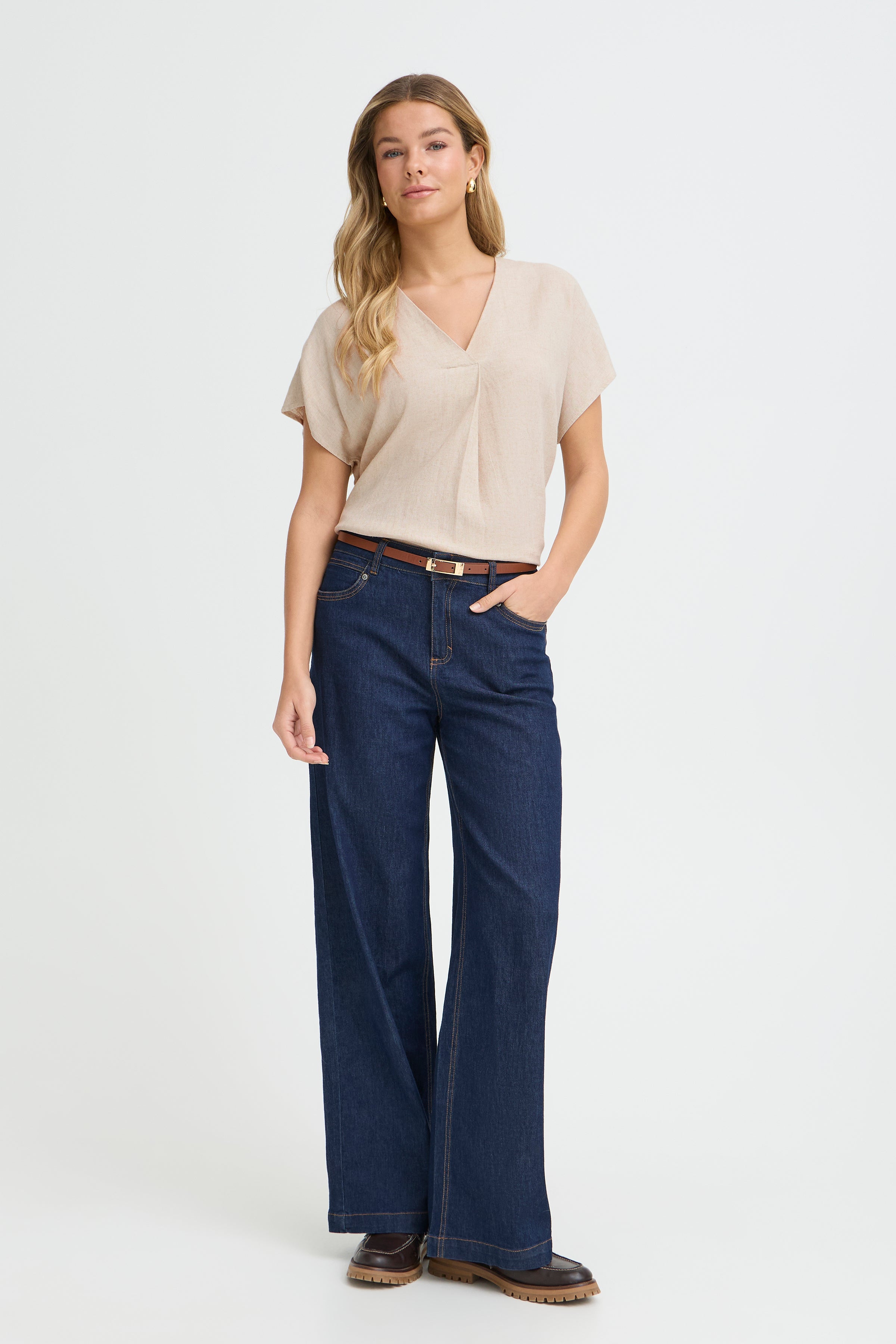 Fransa FRJETT Blouse - Undyed Cream