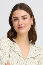 Fransa FRHITA Blouse - Whisper Sage Wild Loom