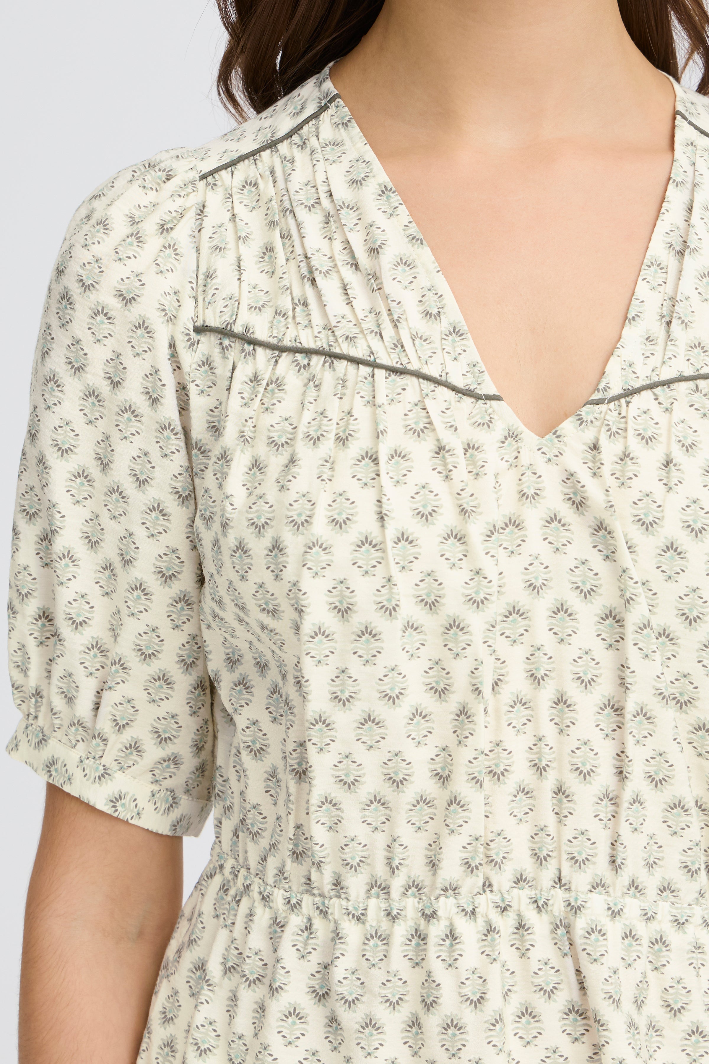 Fransa FRHITA Blouse - Whisper Sage Wild Loom