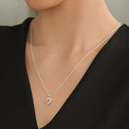 Newbridge Silverware Double Heart CZ Pendant | Flemings Monaghan