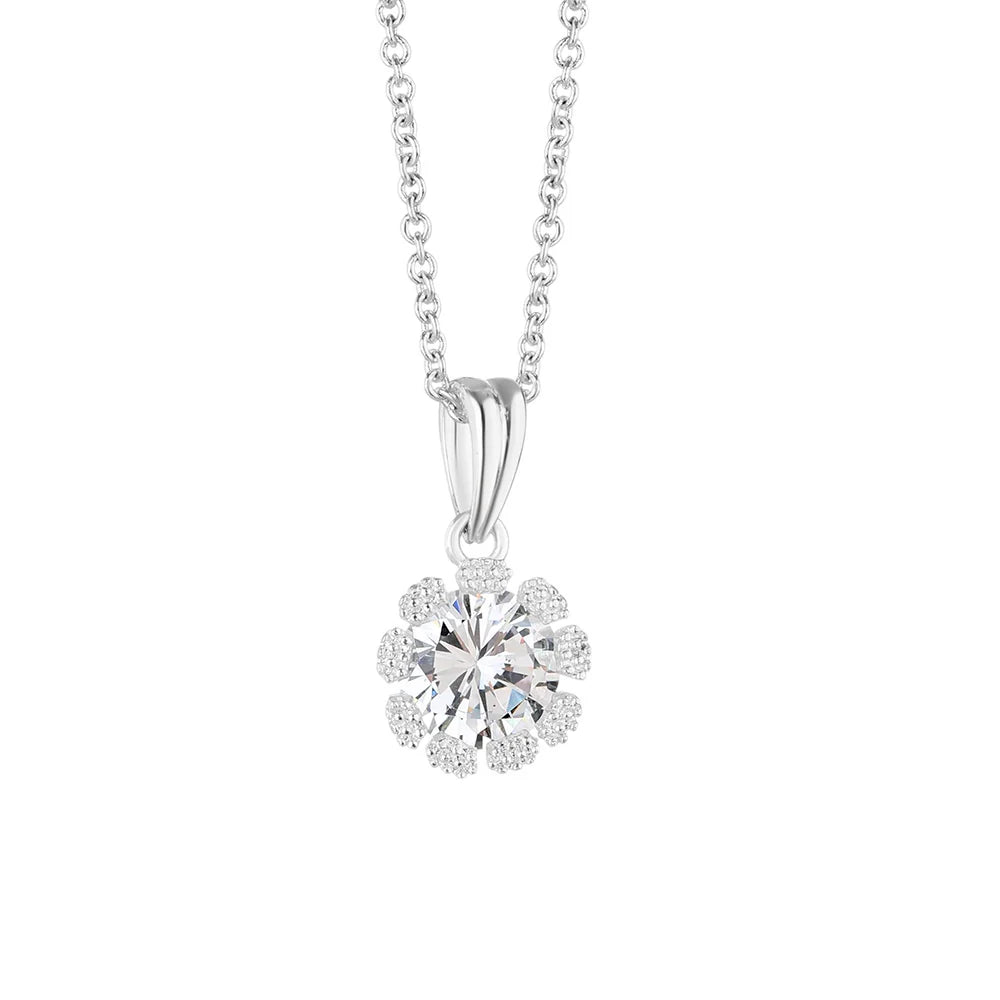 Newbridge Silverware Petite Flower Pendant | Flemings Monaghan