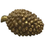 GOLD DECORATIVE PINECONE 16x9x9cm - Flemings Department Store