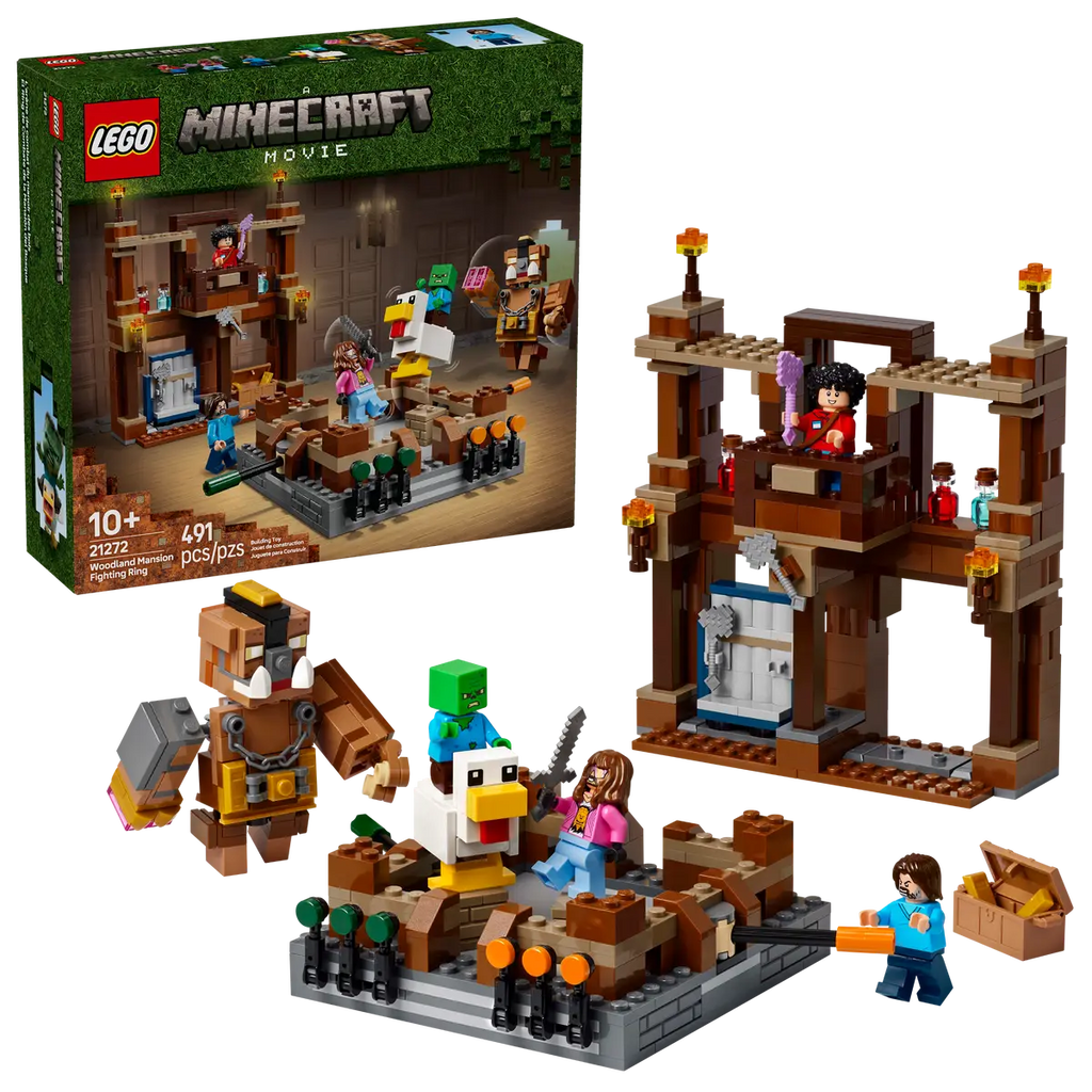 LEGO® Minecraft Woodland Mansion Fighting Ring (21272) – Battle Set