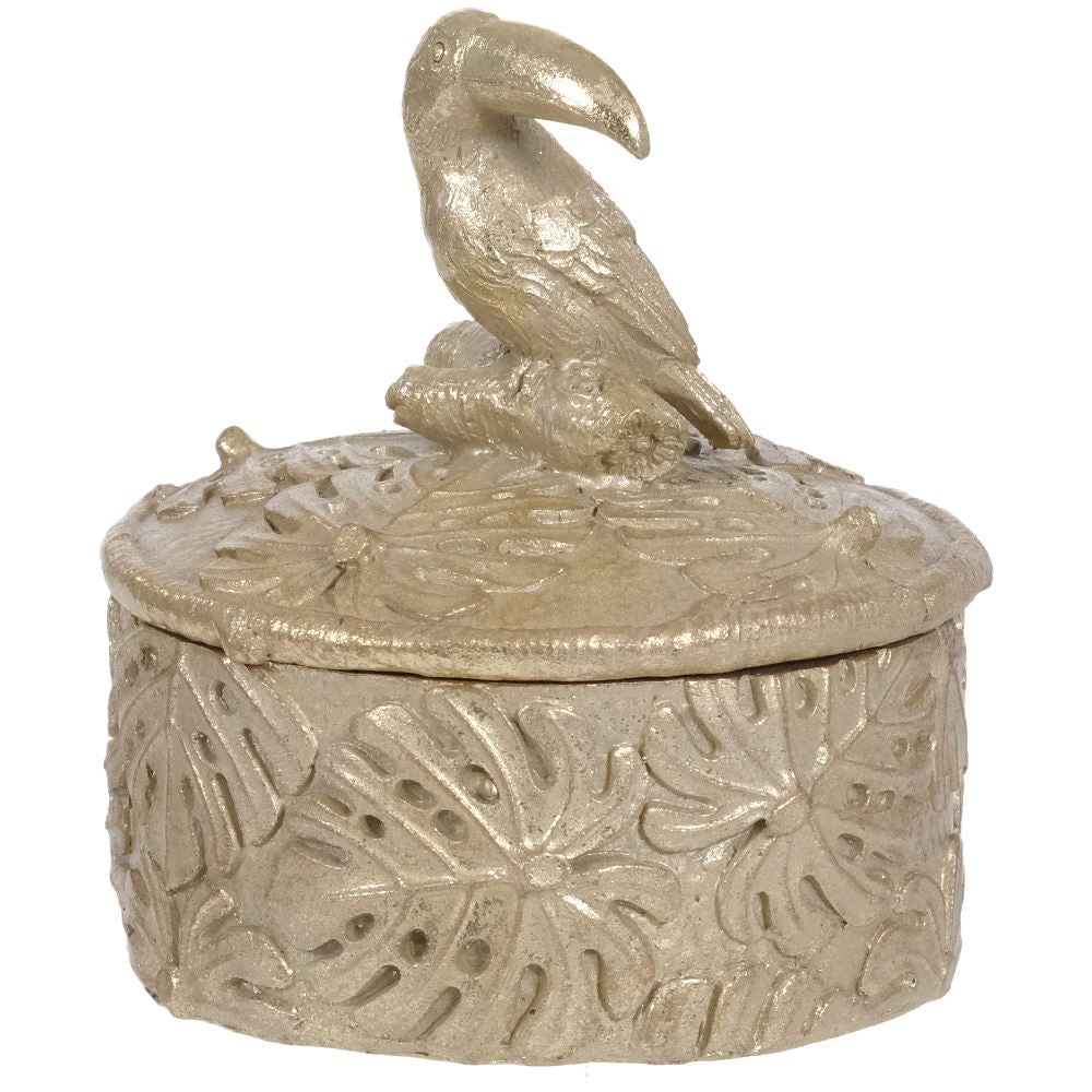 TOUCAN TRINKET BOX 15X15X17CM - Flemings Department Store