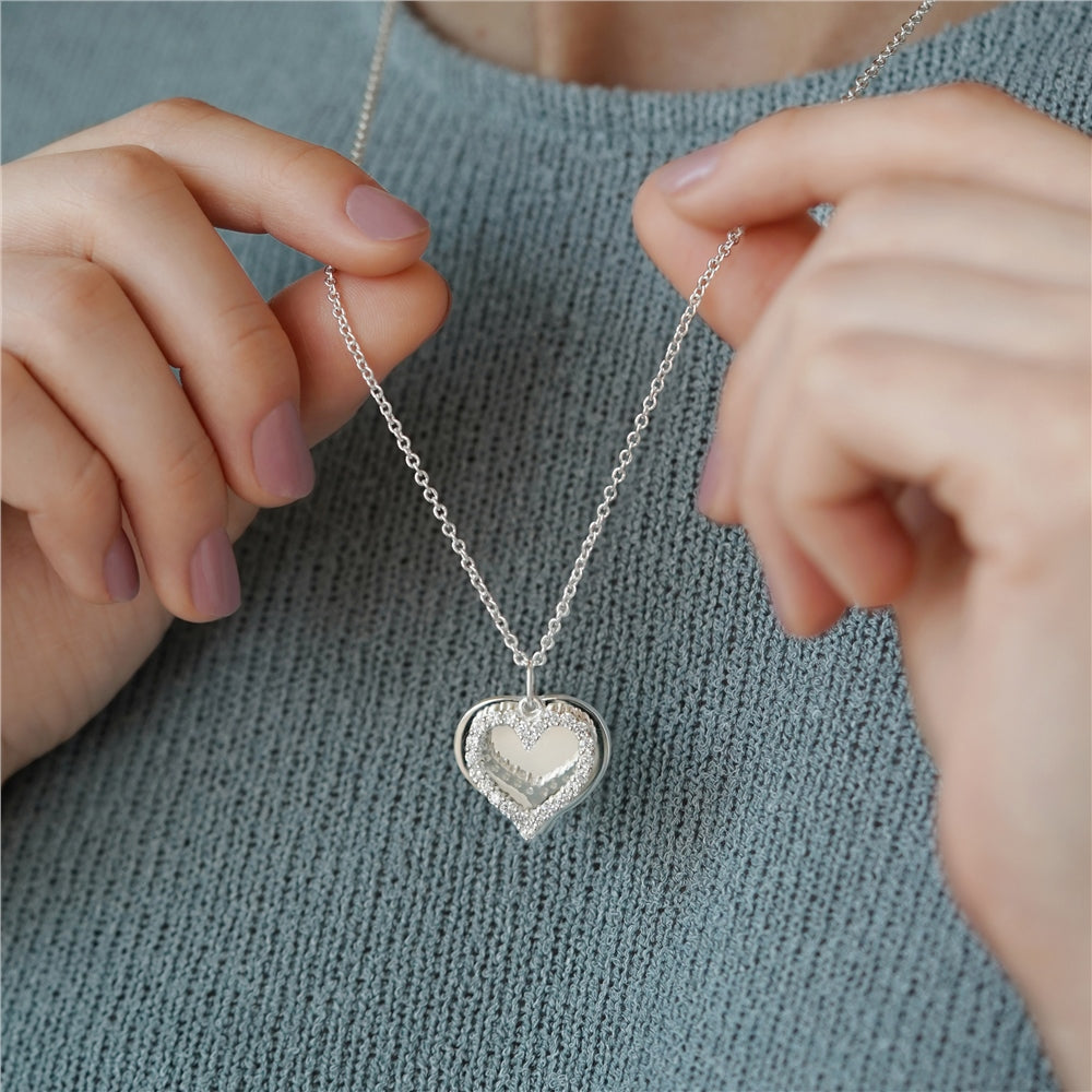 Newbridge Silverware Mementos Heart Pendant | Flemings Monaghan