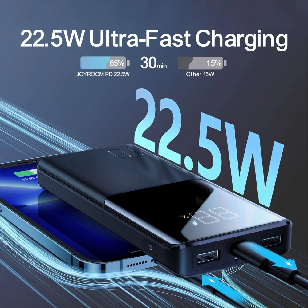 Joyroom JR-QP191 22.5W 10000mAh Power Bank with Display – view 2