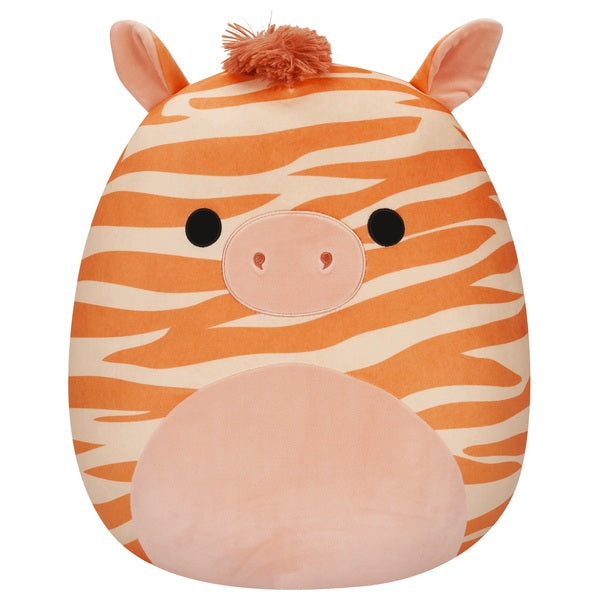 SQUISHMALLOWS 20 INCH JOSUE PEACH ZEBRA - Flemings Department Store