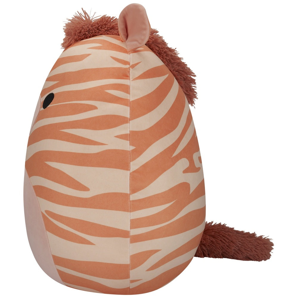 SQUISHMALLOWS 20 INCH JOSUE PEACH ZEBRA - Flemings Department Store