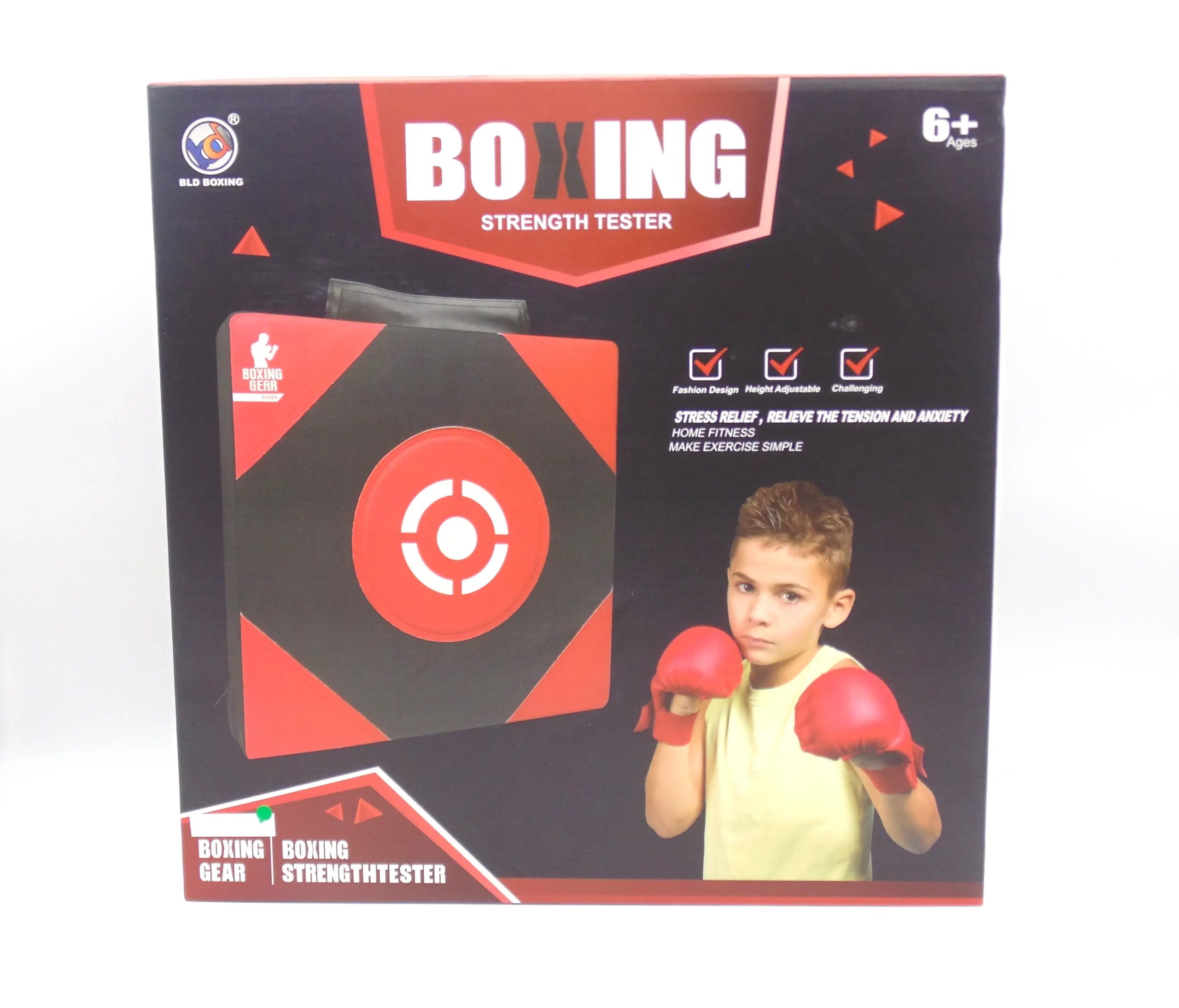 Boxing Strength Tester Pad – BLD Boxing Gear for Kids & Adults
