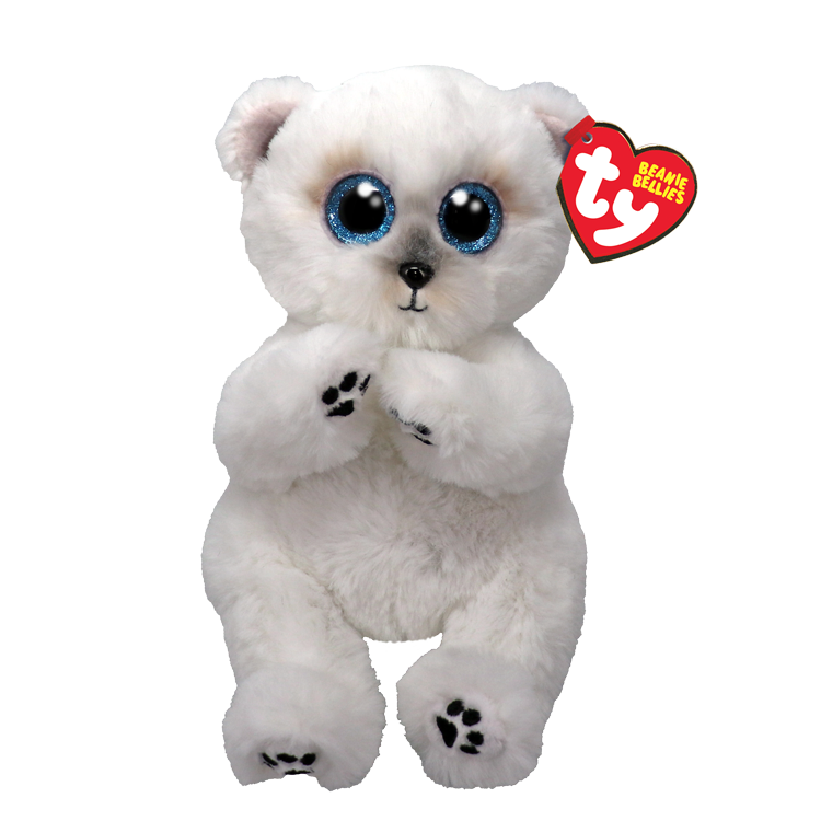 Wuzzy WHITE BEAR - Flemings Department Store