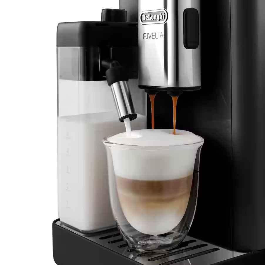 Rivelia Bean to Cup Coffee Machine – Onyx Black | Bean Switch & LatteCrema Tech