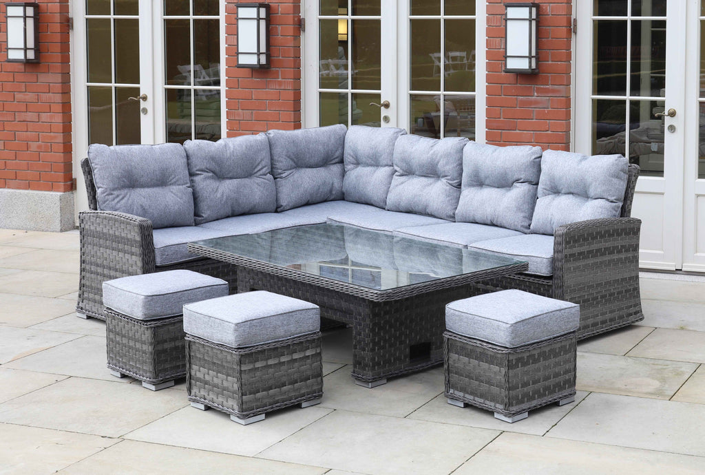 Amalfi Corner Set w/adjustable table (LRG)