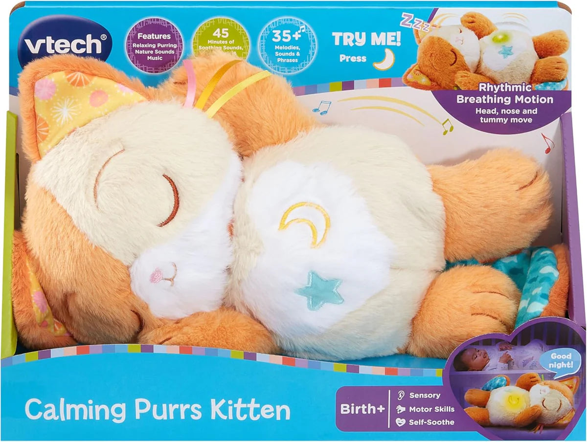 VTech Paws & Purr Kitty – Calming Soothing Plush Toy
