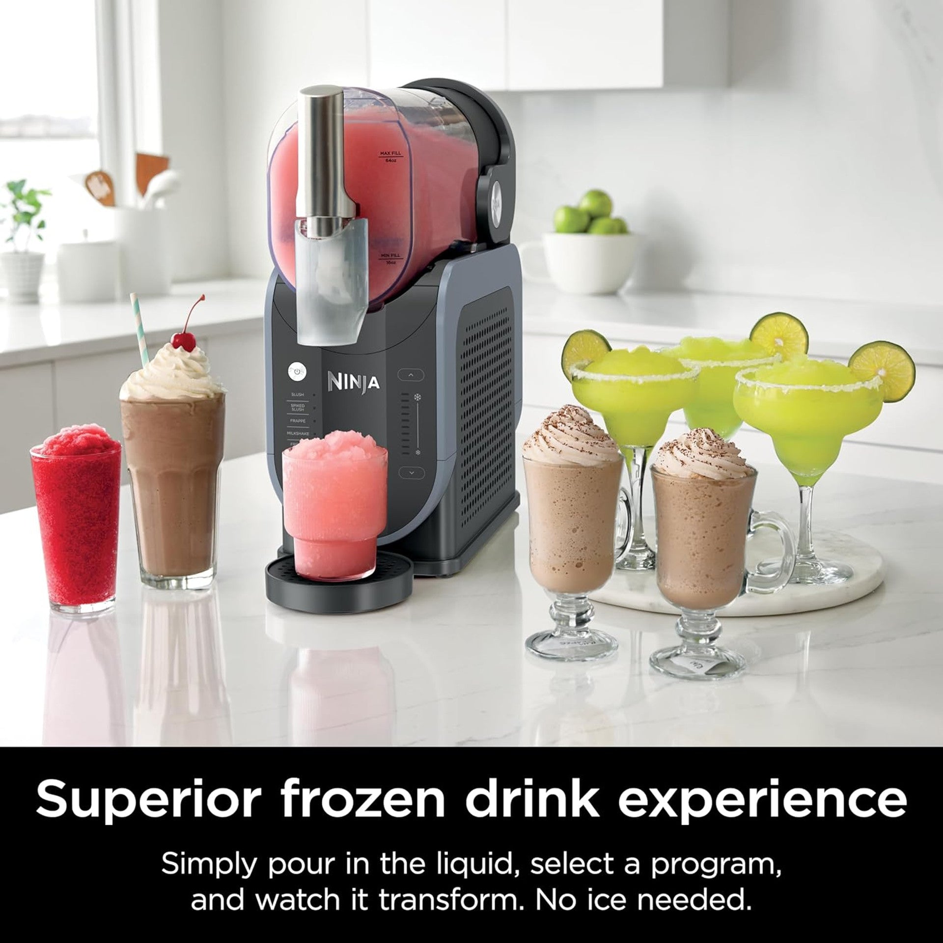 Ninja SLUSHi Frozen Drink Maker – 2.5L Slush Machine (FS301UK)