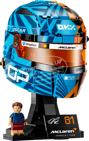 LEGO McLaren Mastercard F1 Team Oscar Piastri Helmet 43017 – product image 4