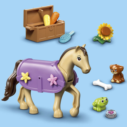 LEGO Horse & Baby Foal Trailer 42695