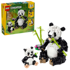 LEGO Creator Panda set with packaging on a white background