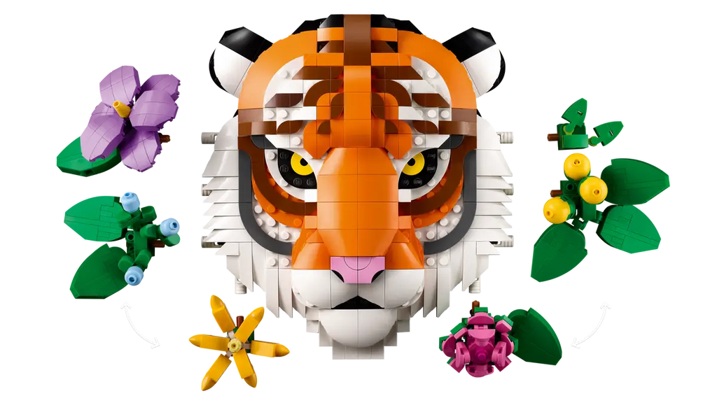 LEGO Art The Fauna Collection – Tiger 31217 Wall Décor