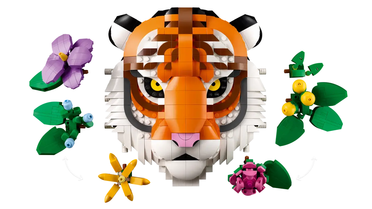 LEGO Art The Fauna Collection – Tiger 31217 Wall Décor