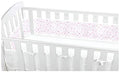 BreathableBaby Mesh Cot Liner – Twinkle Pink | 4-Sided Classic Mesh