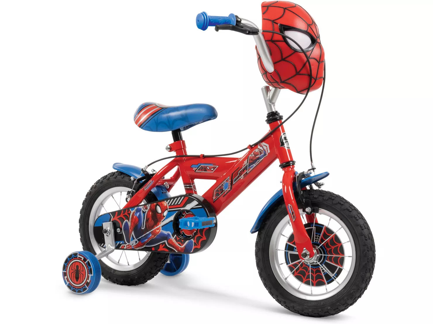 Huffy Spider-Man Kids Bike 12” – Lights, Sounds & Stabilisers