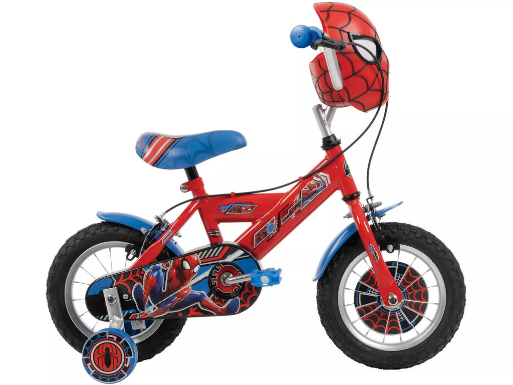 Huffy Spider-Man Kids Bike 12” – Lights, Sounds & Stabilisers