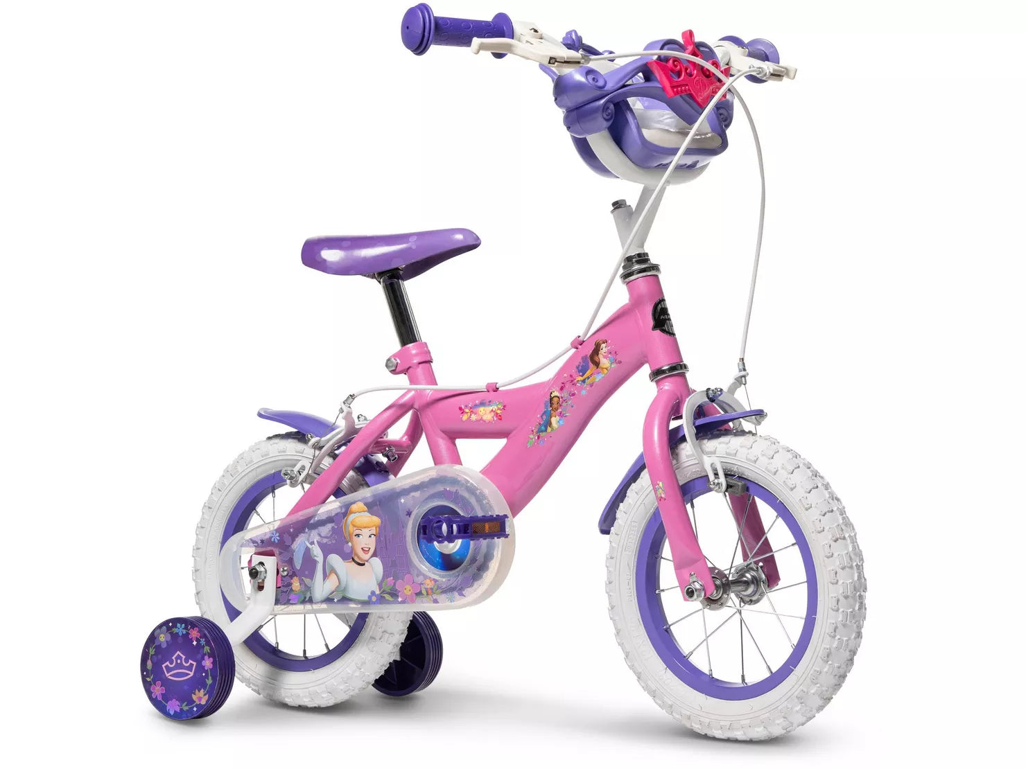 Huffy Disney Princess Kids Bike 12" – With Doll Carrier