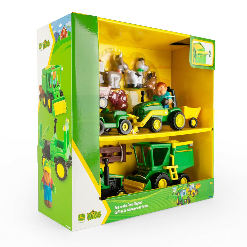 John Deere Kids 1st Farming Fun – Fun on the Farm Playset (20 Pieces) – view 6
