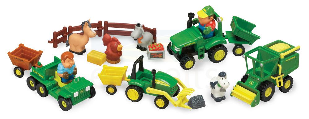 John Deere Kids 1st Farming Fun – Fun on the Farm Playset (20 Pieces) – view 3