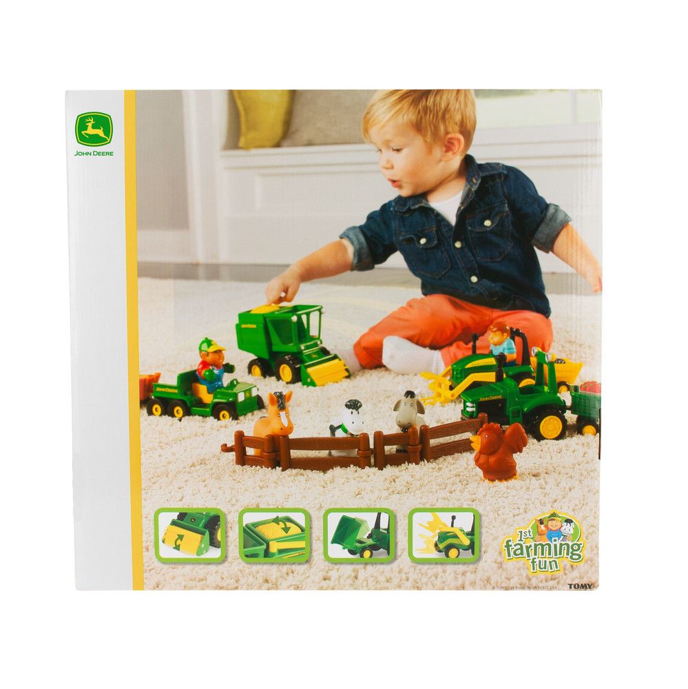 John Deere Kids 1st Farming Fun – Fun on the Farm Playset (20 Pieces) – view 2