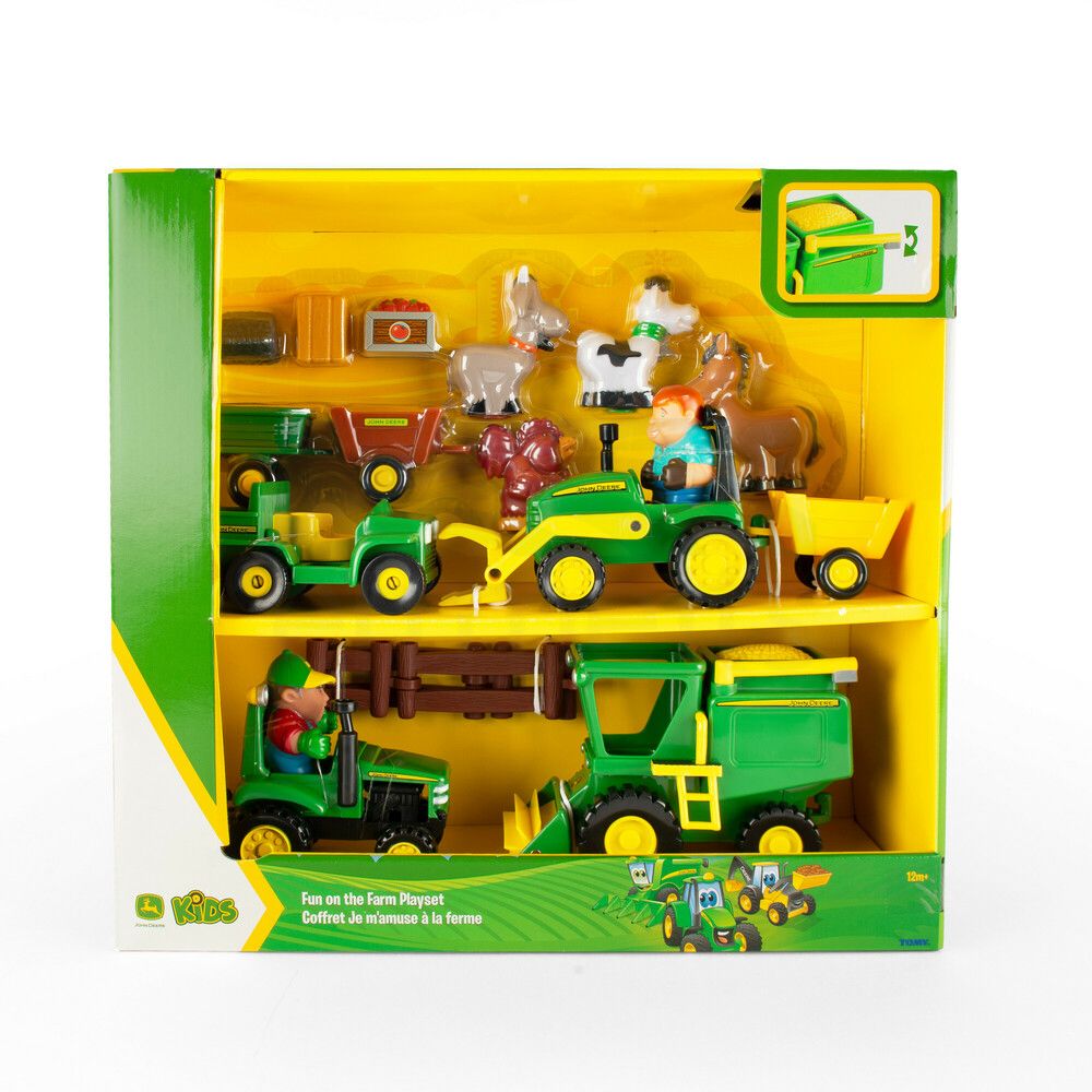 John Deere Kids 1st Farming Fun – Fun on the Farm Playset (20 Pieces)