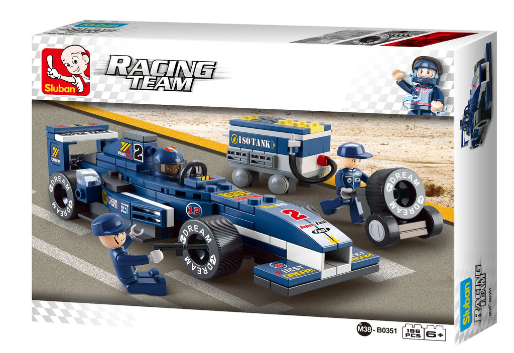 Sluban Racing Team F1 Mini Racer (M38-B0351)