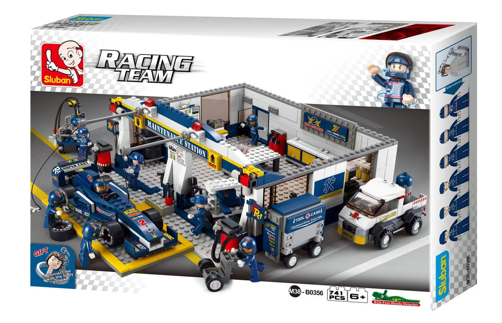 Sluban Formula Racing II Track Pit Stop (M38-B0356)
