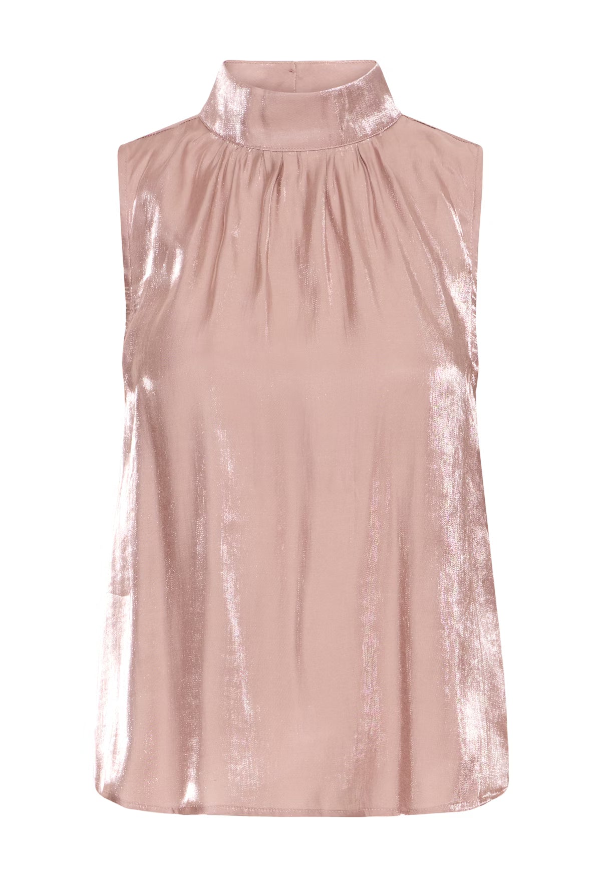 Fransa FRYOLANDA Blouse – Sleeveless Mock Neck Top