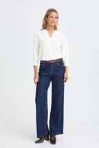 Fransa FROBBIE Blouse - Blanc de Blanc