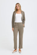 Fransa FRBLAZER Trousers - Smokey Olive