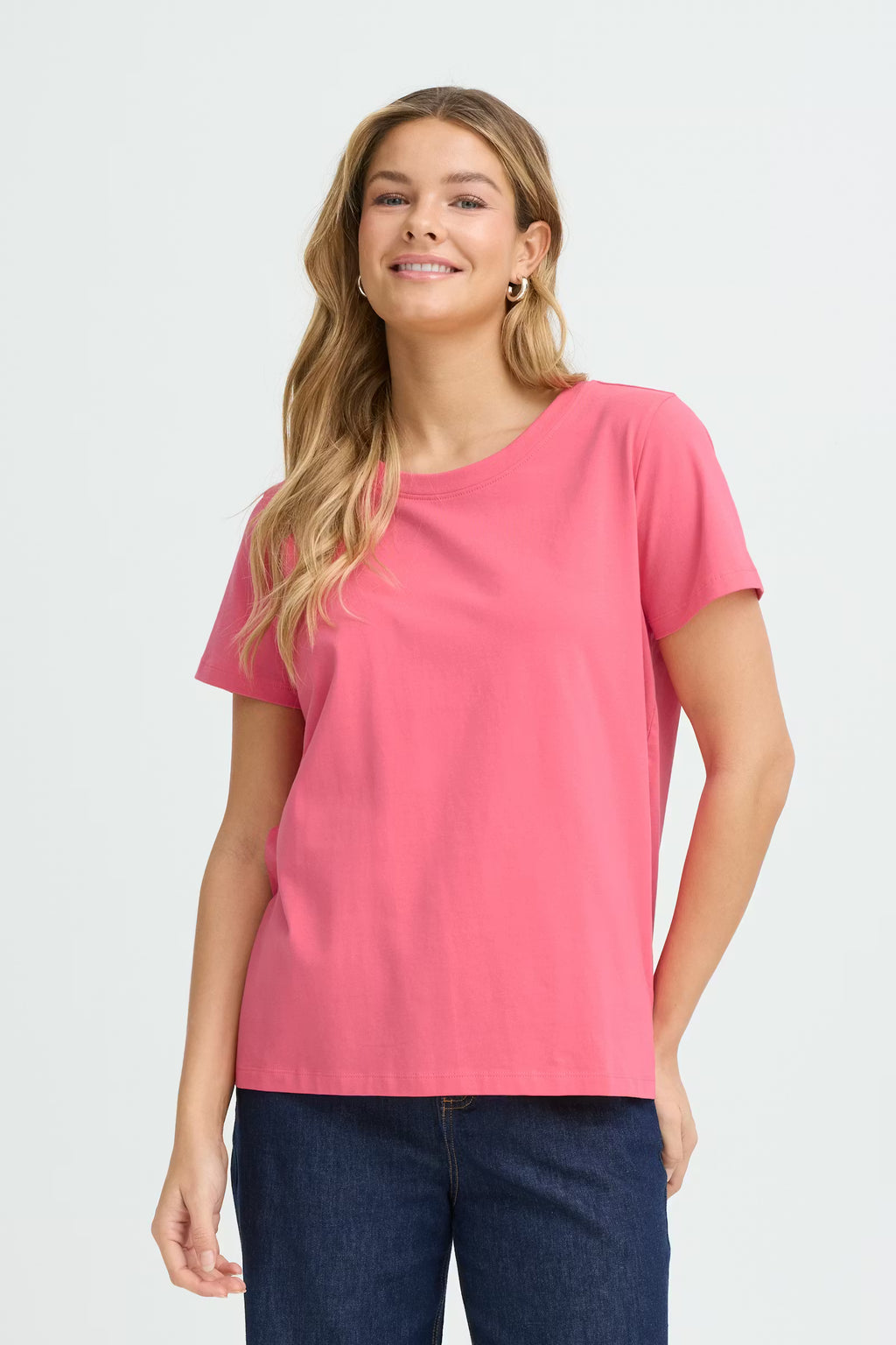 Fransa FRZASHOULDER T-shirt - Honeysuckle Pink