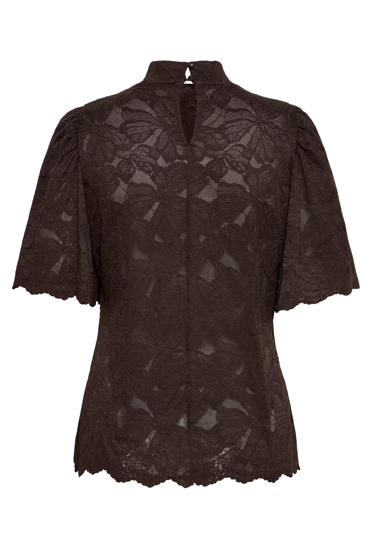 Fransa FRMIRABELLA Lace Blouse – High Neck Elegance – Flemings ...